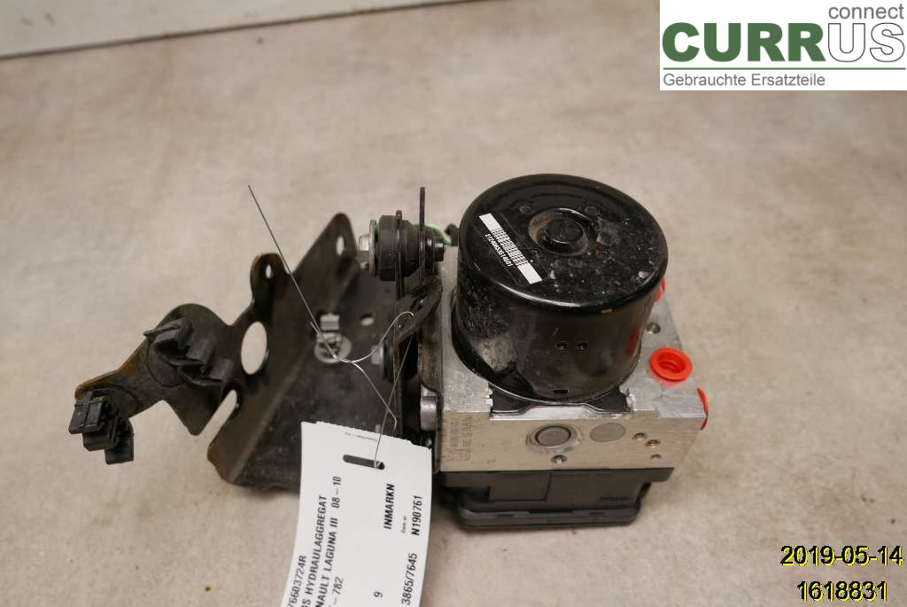 RENAULT LAGUNA III 08-10 ABS Hydraulic unit 476603724R K9K-782
