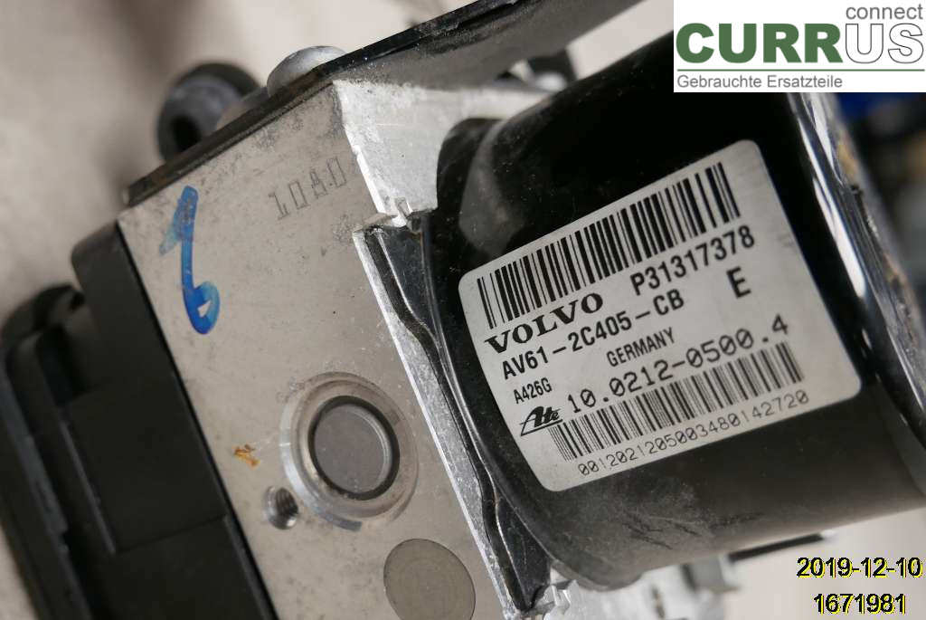 VOLVO C30     10-13 ABS Hydraulic unit 31317379 D4162T