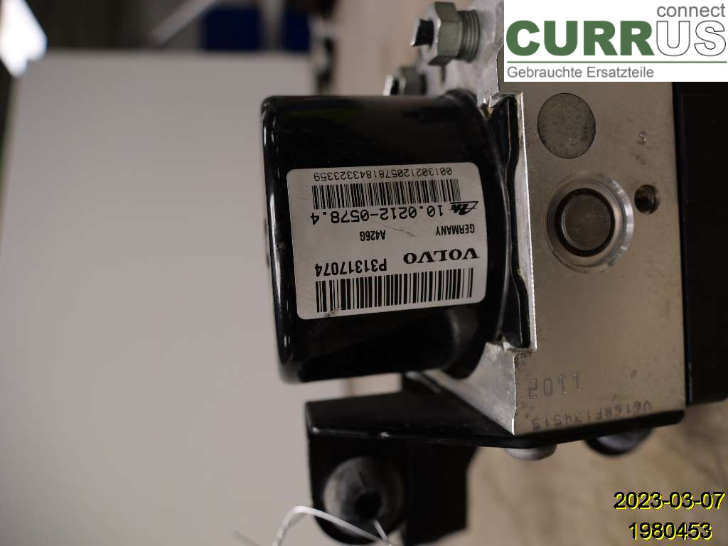 VOLVO V40  12-19 ABS Hydraulic unit 31400645 D4162T