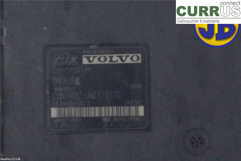 VOLVO S80      99-03 Unité hydraulique ABS 8691264 B6294S