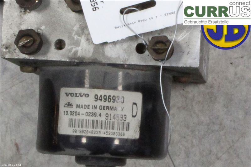 VOLVO S80      99-03 Unité hydraulique ABS 8691264 B6294S