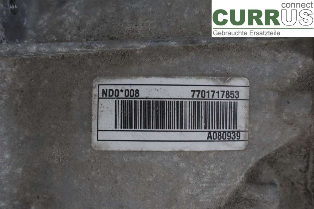 RENAULT MÉGANE II  06-08 Gearbox (6-speed) 7711135781 1.9DCI