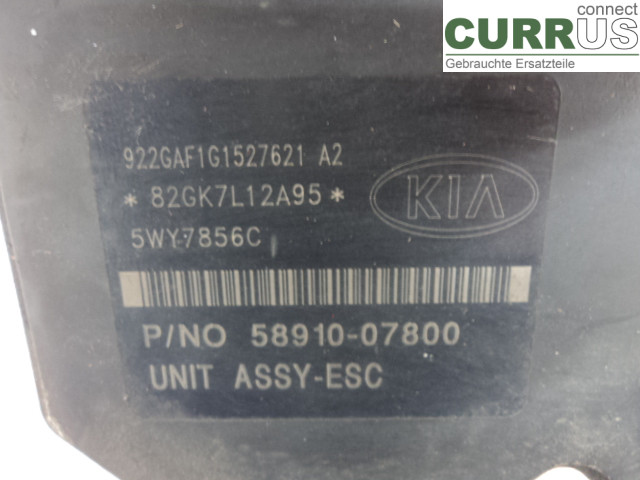 KIA PICANTO    04-11 ABS Hydraulic unit 5891007800 1,1 G4HG