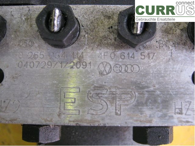 AUDI A6/S6     05-11 ABS hydraulisk enhed 4F0614517F 2,4 BDW