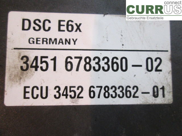 BMW 5 E60/61 Sed/Tou 02-10 ABS hydraulisk enhed 34516783361 2,0D N47-D20A