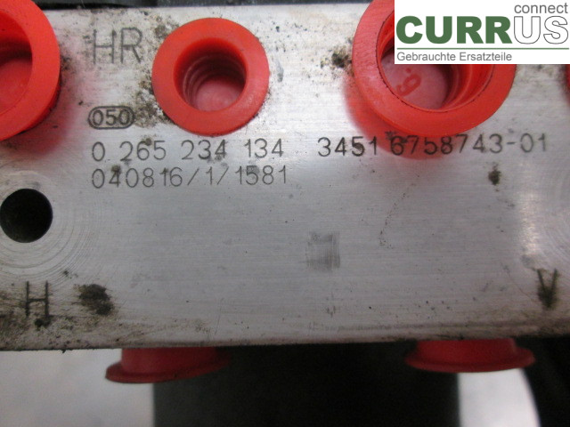 BMW 5 E60/61 Sed/Tou 02-10 ABS hydraulisk enhed 34516769704 2,5 M54-B25