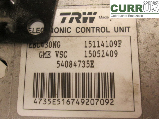 OPEL VECTRA  C  06-08 ABS hydraulisk enhed 93185682 Z20NET