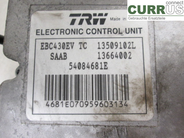 SAAB 9-3 VER 2 ABS Hydraulic unit 12794169 2,0T B207L