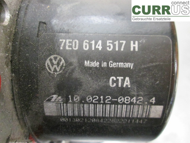 VW TRANSP/CARAVELLE 04-15 ABS Hydraulic unit 7E0614517H CAAC