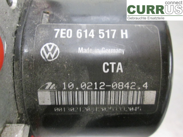 VW TRANSP/CARAVELLE 04-15 ABS Hydraulic unit 7E0614517H 2.0 TDI/CAAC