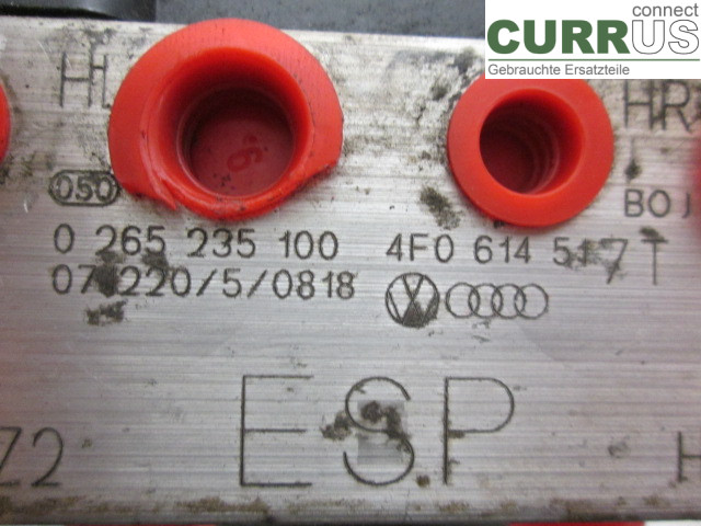 AUDI A6/S6     05-11 ABS hydraulisk enhed 4F0614517AB BPP 2.7 TDI