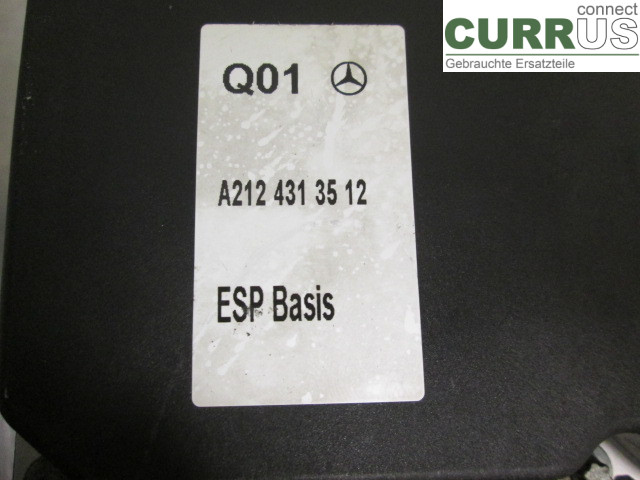 MB E-KLASS (W212) 09-16 ABS Hydraulic unit A2124313612 2,1 OM651.924