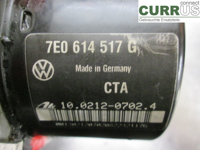 VW TRANSP/CARAVELLE 04-15 ABS Hydraulic unit 7E0614517H 2,0 TDI CAAB