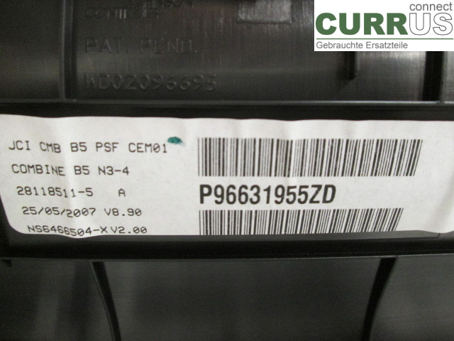 CITROEN C4 I   05-10 Instrumentenkombination 6106WC 9HZ 1,6HDI
