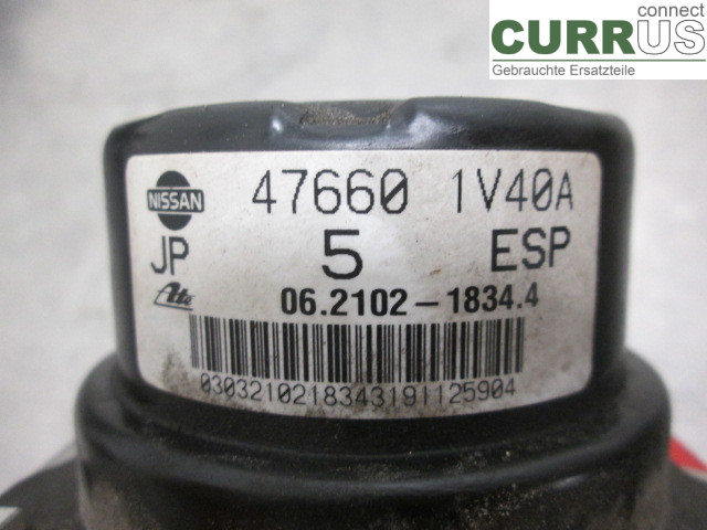 NISSAN MURANO    09-15 ABS-Hydraulikeinheit 476601SW3B VQ35DE