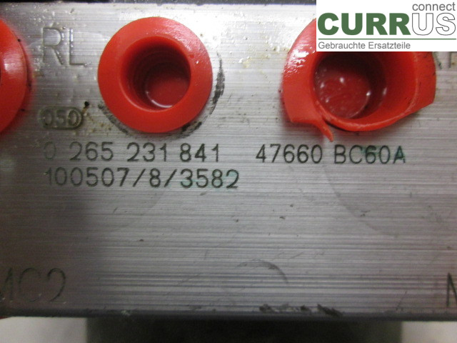 NISSAN MICRA    08-10 ABS Hydraulic unit 47660BC66A 1,2 CR12DE