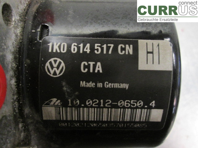 VW CADDY  11-15 ABS Hydraulic unit 1K0614517DD CAYD 1.6 TDI