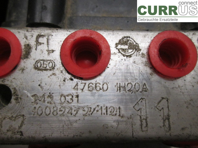 NISSAN MICRA   11-16 Hydrauliczna jednostka ABS 476601HB0C 1,2 HR12DE