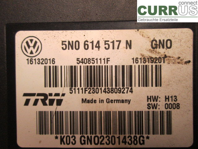 VW TIGUAN 07-16 ABS Hydraulic unit 5N0614517N 1,4 CAVA