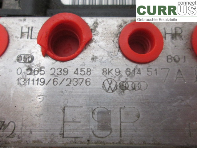 AUDI A4  12-15 ABS Hydraulic unit 8K9614517AL 2,0TDI CGLC
