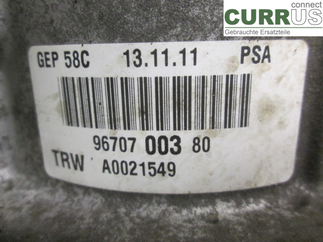 PEUGEOT 308 08-13 Power steering pump (electric) 4008Q7 1,6 9HR