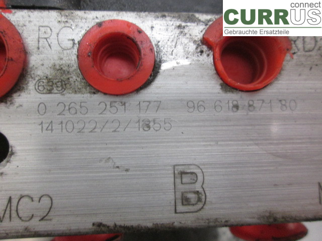 CITROEN JUMPY  07-16 Unité hydraulique ABS 1607236680 AHZ 2.0 HDI