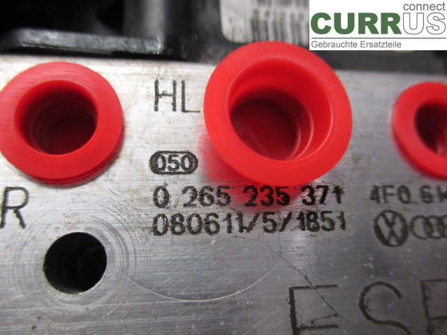 AUDI A6/S6     05-11 ABS Hydraulic unit 4F0614517AS 5.0L/BUH