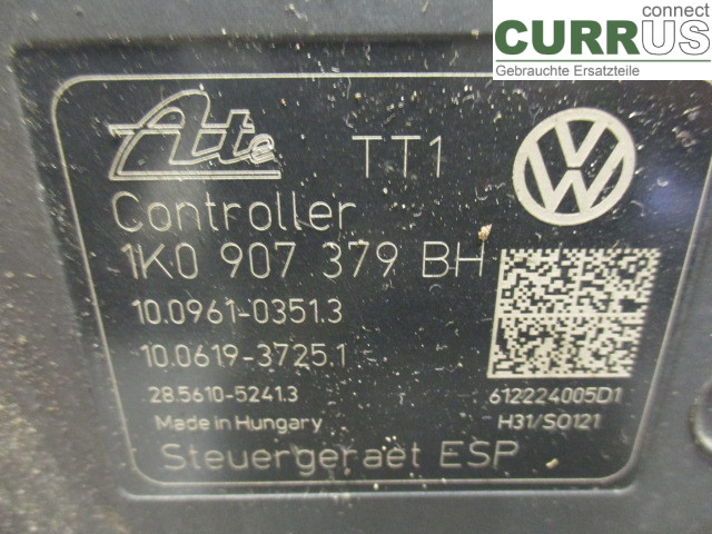 VW CADDY  11-15 Hydrauliczna jednostka ABS 1K0614517DD CAYD 1.6 TDI