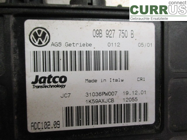 VW SHARAN      01-10 Steering unit gearbox 09B927750B AWC 1,8 T