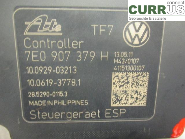 VW TRANSP/CARAVELLE 04-15 ABS Hydraulic unit 7E0614517H CFCA