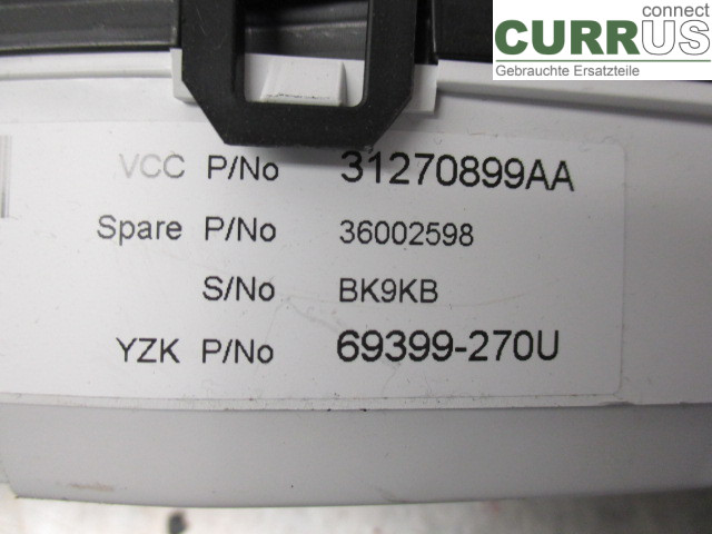VOLVO V60  11-13 Instrumentkam 36002598 D5204T2