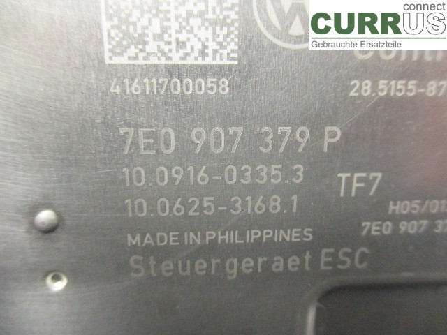 VW CADDY  16-20 Unité hydraulique ABS 7E0614517M 2,0 DFSD