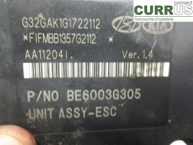 KIA OPTIMA  00-15 ABS Hydraulic unit 589202T530 D4FD