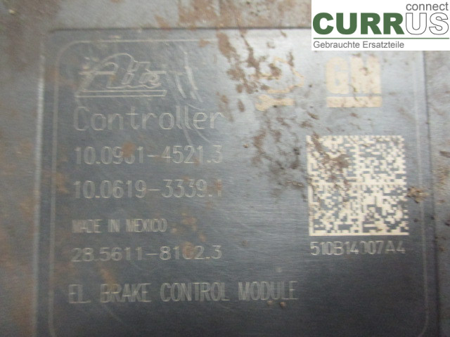 OPEL ASTRA  J    10-15 ABS Hydraulic unit 13344015 A14NET