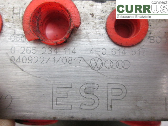 AUDI A6/S6     05-11 Hydrauliczna jednostka ABS 4F0614517F 2,0TDI BLB