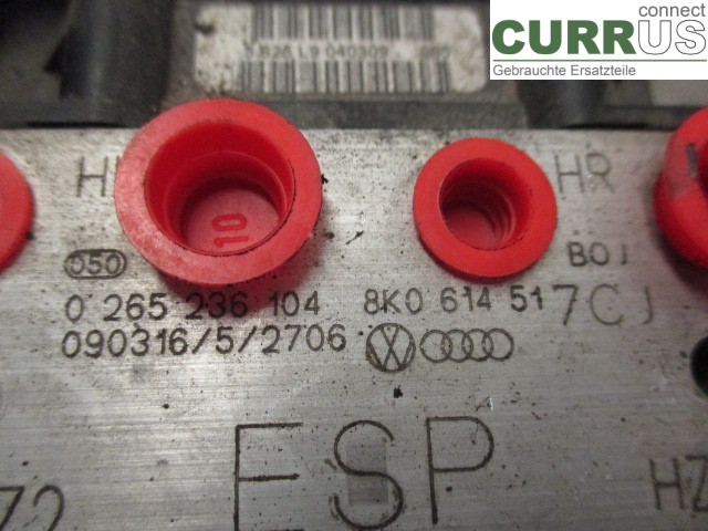 AUDI A5  07-16 ABS hydraulisk enhet 8K0614517FN CDNC