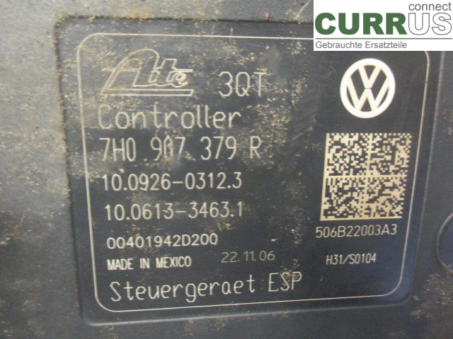 VW TRANSP/CARAVELLE 04-15 ABS Hydraulic unit 7H0614517B BNZ