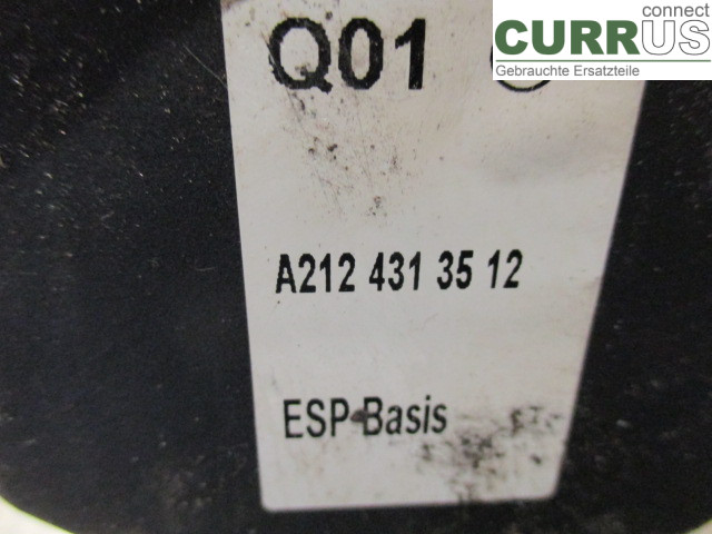 MB E-KLASS (W212) 09-16 ABS Hydraulic unit A2124313612 OM651.924