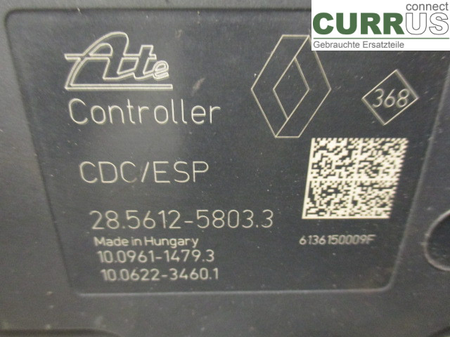 RENAULT MEGANE III 09-15 ABS Hydraulic unit 476608933R K9K-636 1,5