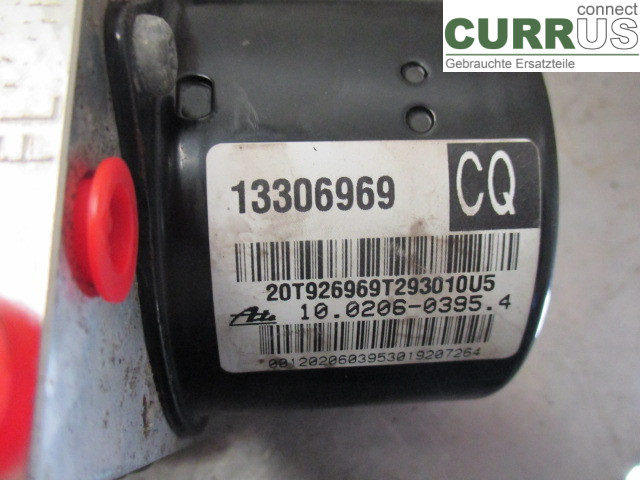 CHEVROLET CRUZE ABS Hydraulic unit 13277104 F16D4