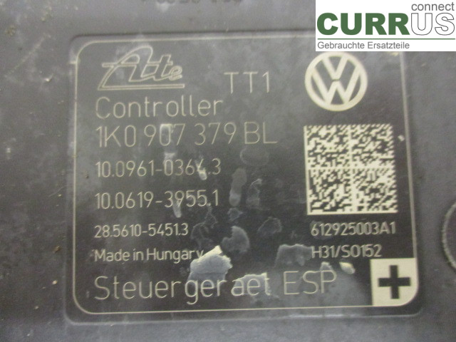 VW CADDY  11-15 ABS Hydraulic unit 1K0614517DP CAYD