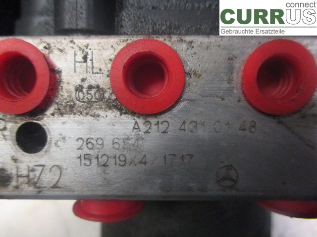 MB E-KLASS (W212) 09-16 Unité hydraulique ABS A2124310248 OM651.924