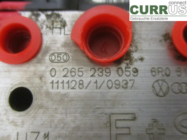 SKODA FABIA         07-14 ABS hydraulisk enhed 6R0614517AG CBZB