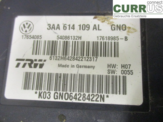 VW PASSAT  11-14 ABS Hydraulic unit 3AA614109BR CFGB