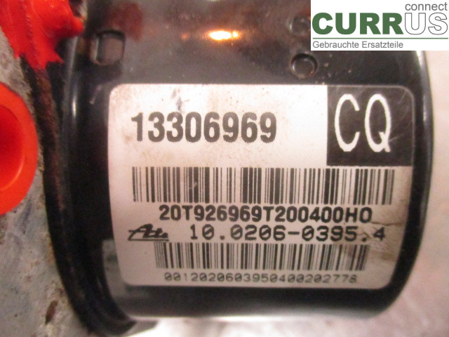 CHEVROLET CRUZE ABS hydraulisk enhet 13277104 A16XER