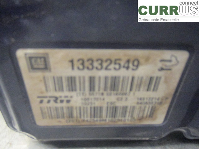 OPEL INSIGNIA  09-16 ABS Hydraulic unit 22757652 A20NFT