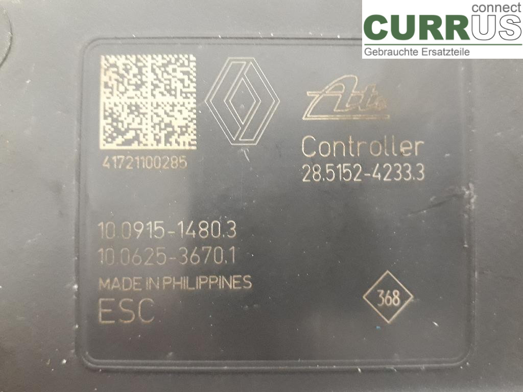 RENAULT MEGANE IV  16- ABS hydraulisk enhet 476600737R 1,5 dCI