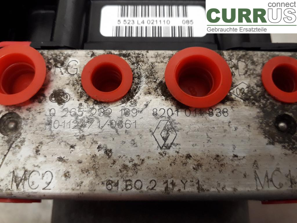 RENAULT KANGOO II  08-14 ABS Hydraulic unit 8201240013 K9K-800