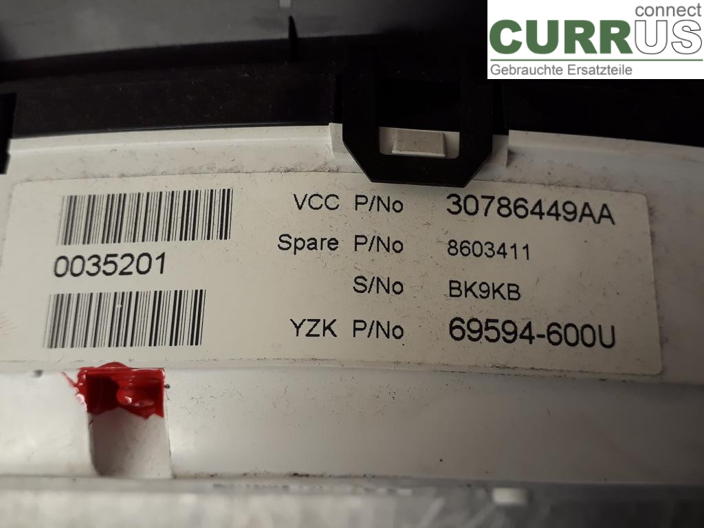 VOLVO S80      07- 13 Instrument cluster / comb 36000467 D5244T5