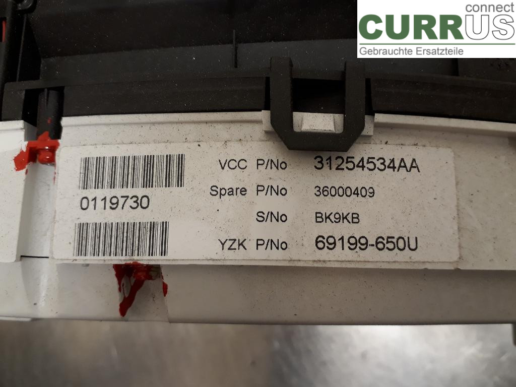 VOLVO V70      08-13 Instrumentenkombination 36002194 B4204S4